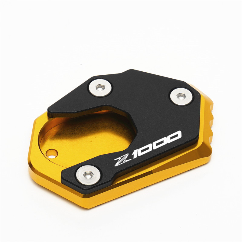 摩托车配件适用川崎Z900 RS Z1000 Z1000R改装铝合金边撑加大垫座