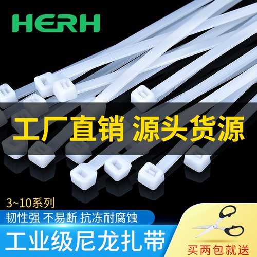 塑料自锁式工业级扎带