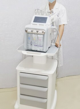 牙科口腔诊d所专用移动底座美容仪器推车多功能美发工具收纳置物