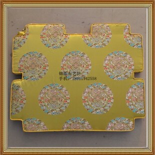 定做中式a仿古家具垫实木椅垫订开口圈椅垫挖角餐椅坐垫椰棕海绵