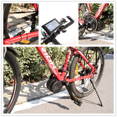 力矩中置无刷电机套件自行车山地车电动改装助力套件Y助力器配件