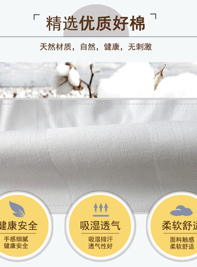 定做纯棉枕头拉链内胆套48x74羽绒枕芯荞麦皮R枕心乔麦内枕套一对