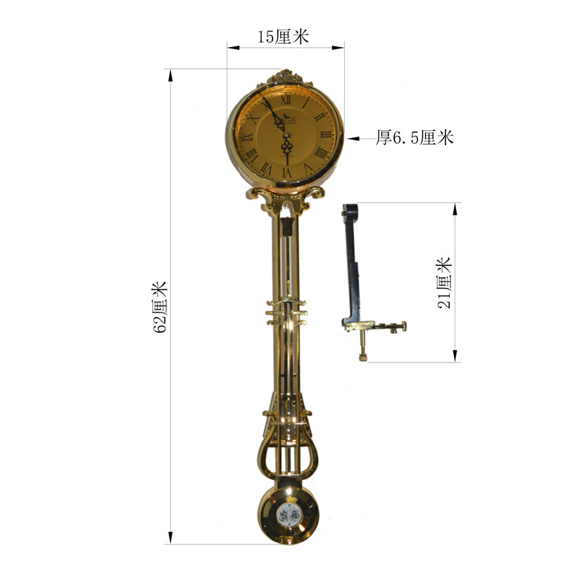 欧式落地钟摆配件客厅座钟摆钟机芯复古摇摆钟零R件女神落地大摆