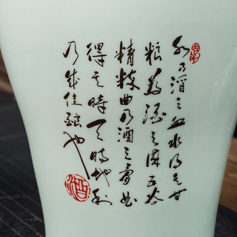 家用白酒装陶瓷酒瓶密封小酒壶酒罐1/2E/3/5/10一斤装的空酒坛瓶