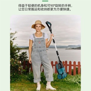 手推式 鋰電剪草機小型家用除草機神 草坪修剪機電動割草機充電B式