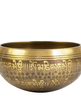 尼泊尔手工铜钵觉者之眼佛音碗