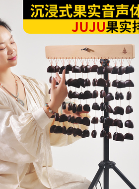 梵木果果壳音束排铃音乐会伴奏疗愈静心天然植物乐器冥想安抚启蒙