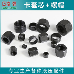 Thủy lực hệ mét thẻ tay nắp lõi dầu áp suất cao ống đai ốc vòng ống đồng ống sắt 6 8 12 14 16 18 20 nối ống thủy lực các loại đầu nối thủy lực