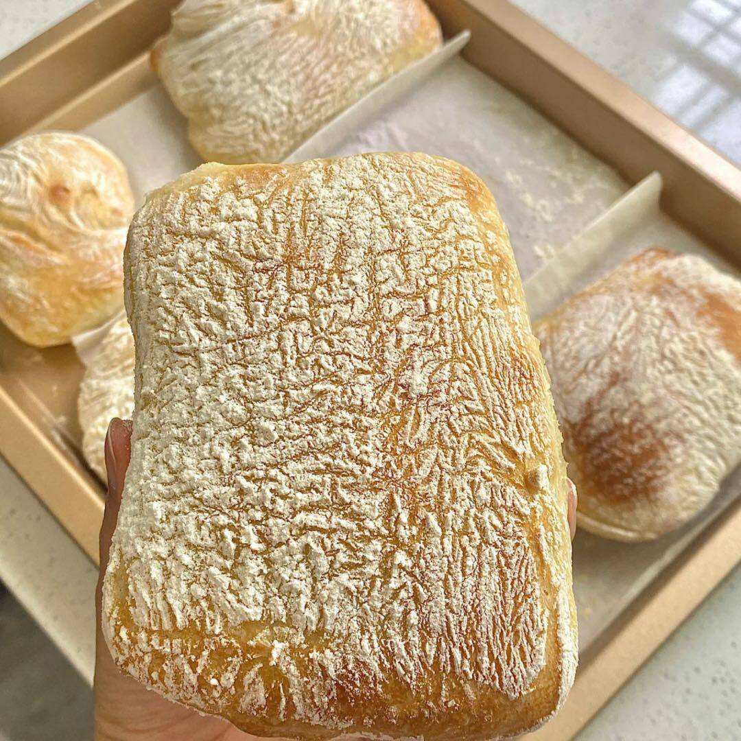 【开袋即食】黑麦营养恰巴塔开袋即食手工制作网红爆款休闲面点品