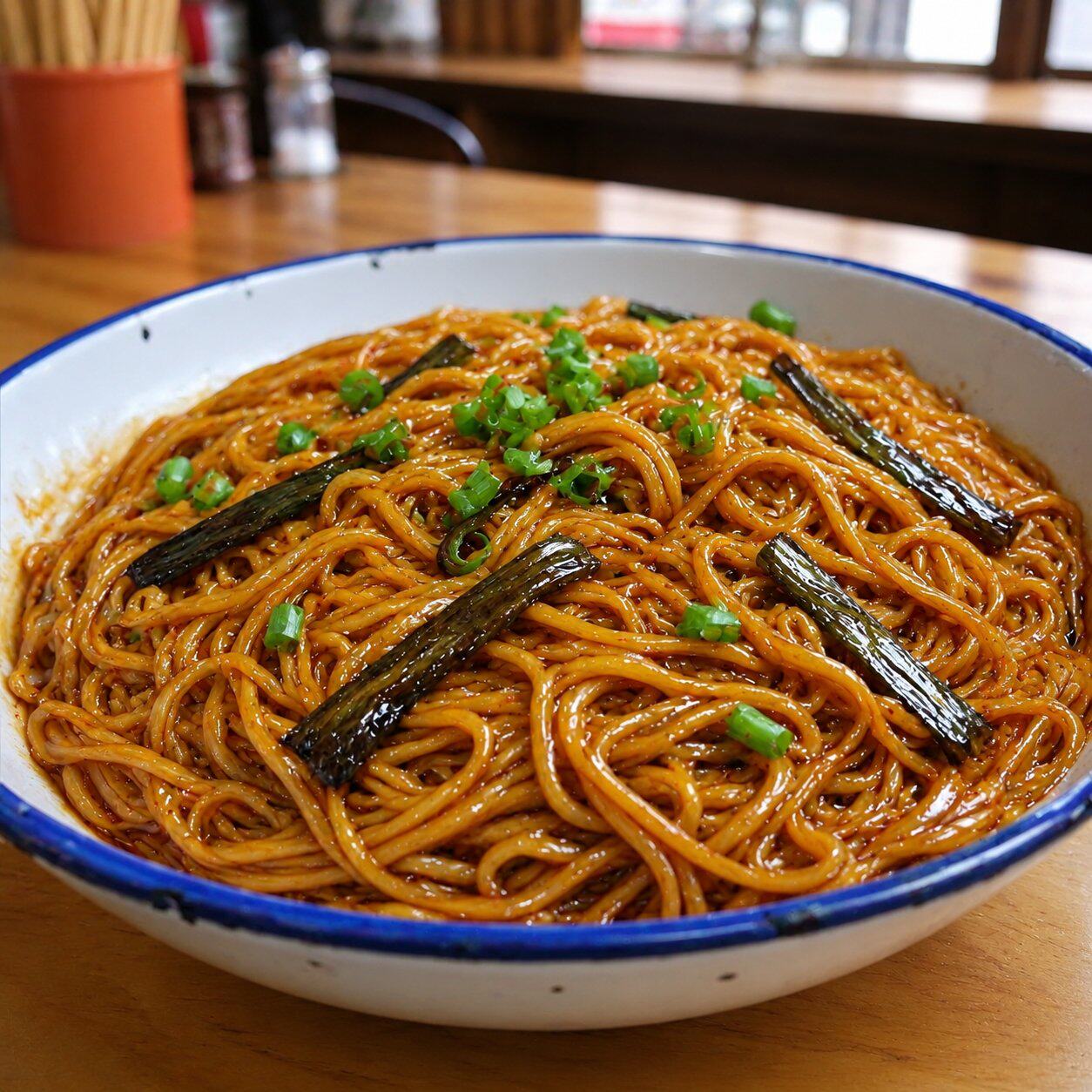 【商用批发】葱油拌面劲道挂面营养圆面条农村家庭午餐劲道速食