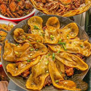 地锅鸡饼手抓饼家庭装批发炒鸡排骨饼子水烙馍半成品商用批发速食