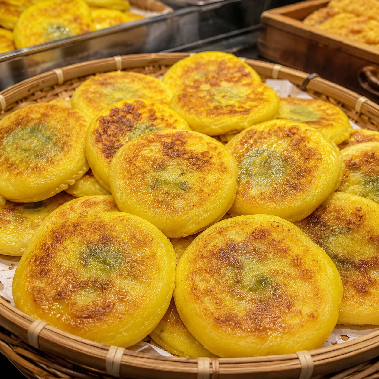 【饭店同款】大黄米红豆饼孩子上学早餐半成品配料干净冷冻保存