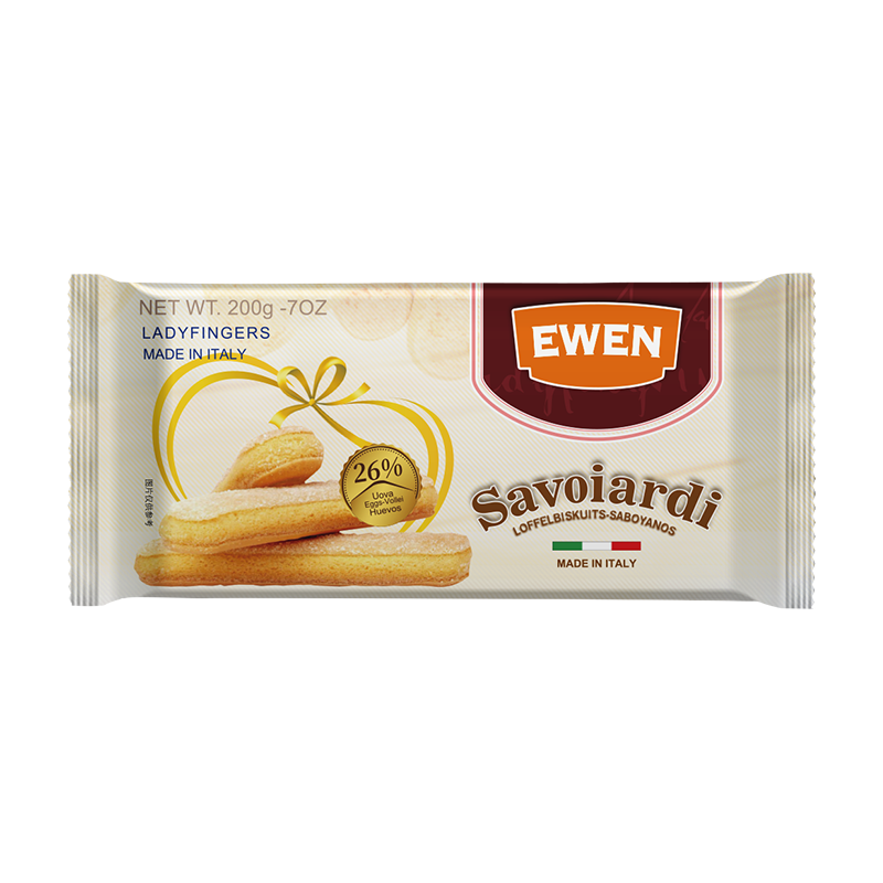 意文安诺尼手指饼干意大利进口蛋糕甜品装饰用烘焙提拉米苏原料