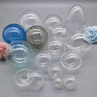 高透明塑胶盒扭蛋壳扭蛋球大号日本12娃娃机球壳空壳装饰填充物