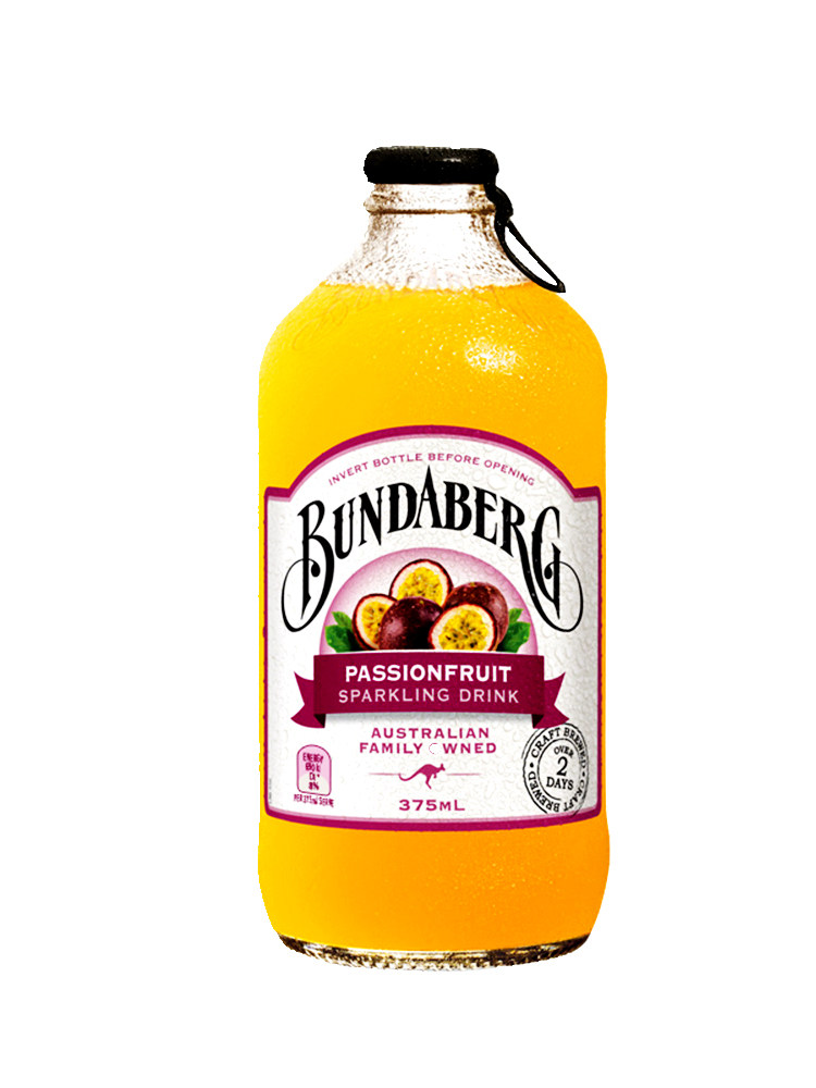 澳洲宾得宝Bundaberg百香果果汁碳酸汽水饮料进口混装气泡水瓶装_虎窝淘