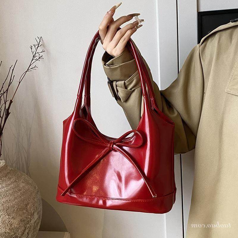高级感超火小众红色托特包包女2025新款百搭单肩腋下包手提小拎包,箱包皮具/热销女包/男包,通用款女包,淘宝优惠券,粉丝福利购,淘宝优惠卷
