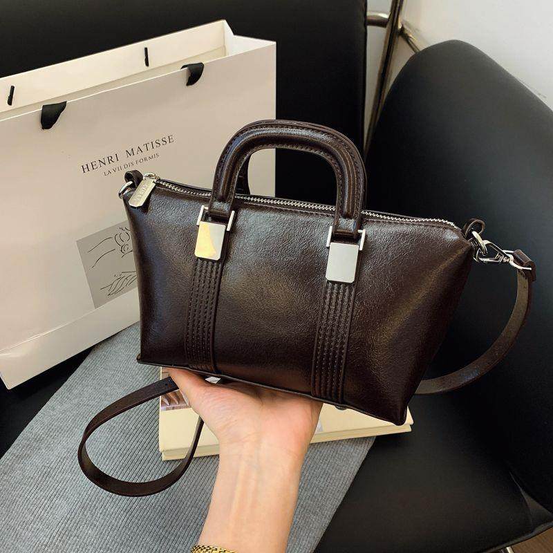 高级感韩版时尚复古秋冬新款高级感手提斜挎包小众百搭ins托特包,箱包皮具/热销女包/男包,通用款女包,淘宝优惠券,粉丝福利购,淘宝优惠卷