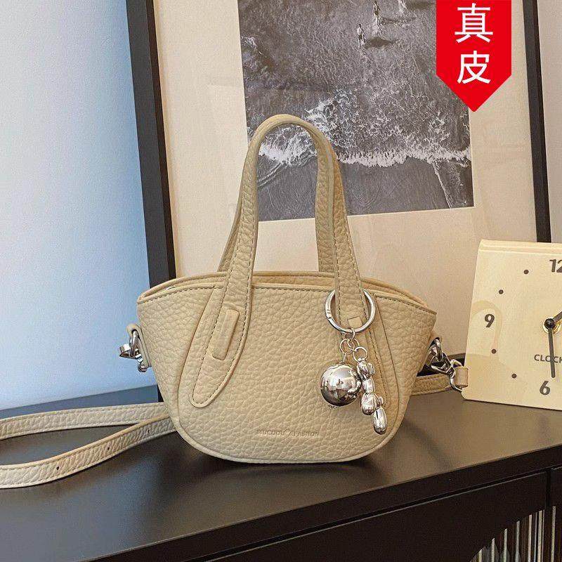 真皮法式超火小包包女2025新款夏天洋气贝壳包单肩斜挎外出手拎包,箱包皮具/热销女包/男包,通用款女包,淘宝优惠券,粉丝福利购,淘宝优惠卷