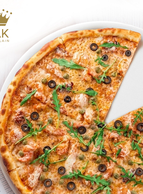 披萨盘家用烘焙烤箱专用烤盘不沾12寸浅盘大号陶瓷托盘平盘圆形式