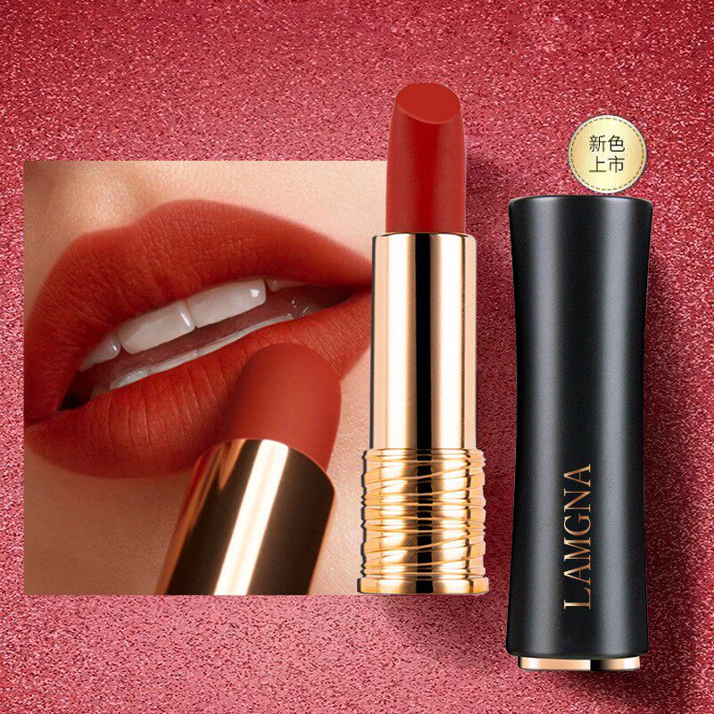 正品李佳琦直播间栗子色红棕色口红女小众品牌送女朋友