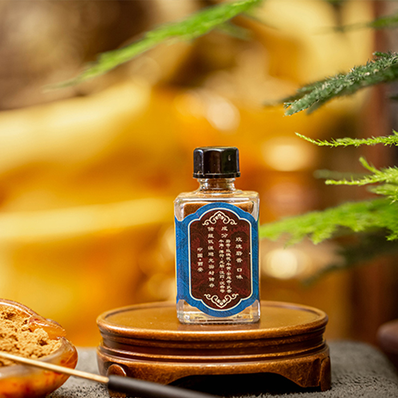 馥芳斋非遗7g玫瑰麝香中药鼻烟粉减轻烟瘾清神醒脑防困开窍通气