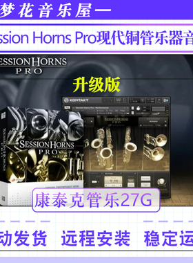 现代铜管乐器萨克斯类音色-Session Horns Pro康泰克编曲管弦音源