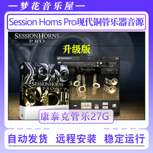 现代铜管乐器萨克斯类音色-Session Horns Pro康泰克编曲管弦音源