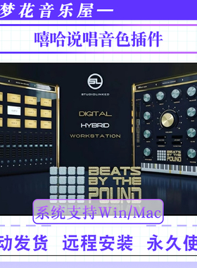 嘻哈说唱音色插件 StudioLinked Beats By The Pound WiN-MAC