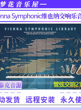 维也纳交响乐管弦乐全套音源Vienna Symphonic Library康泰克音色
