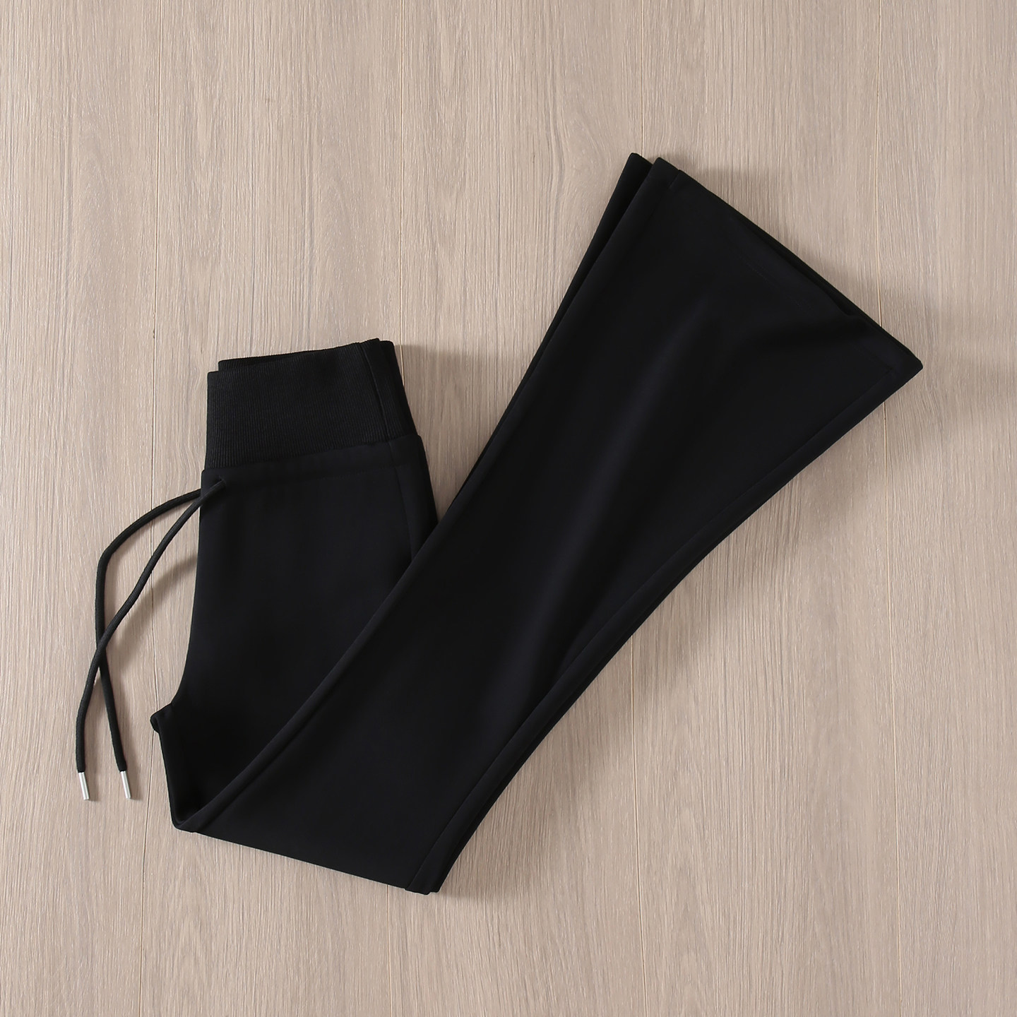 拉夏贝尔2025冬季新款黑色休闲裤微喇卫裤女小个子高腰显瘦运动裤,女装/女士精品,打底裤,淘宝优惠券,粉丝福利购,淘宝优惠卷