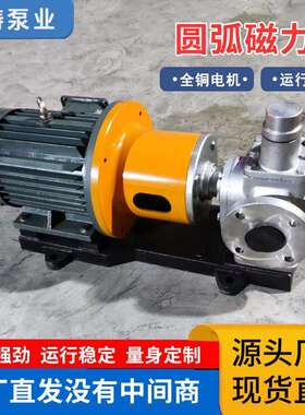 供应304材质圆弧磁力泵驱动泵YCB型无泄漏化工用不锈钢圆弧泵