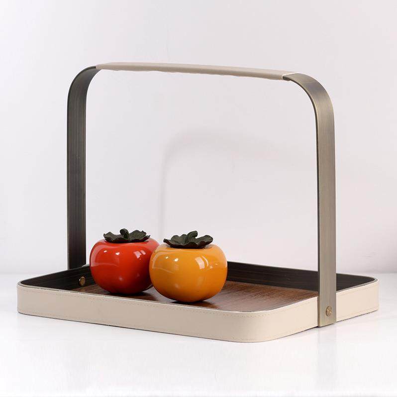 现代简约轻奢皮革手提托盘客厅餐厅书房样板间桌面收纳盘饰品摆件,农机/农具/农膜,其它农用工具,淘宝优惠券,粉丝福利购,淘宝优惠卷