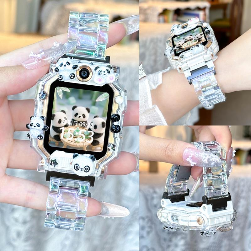 夏季透亮适用小天才电话手表表带z11/z10/z9/z8a少年版Z7s/Z6巅峰