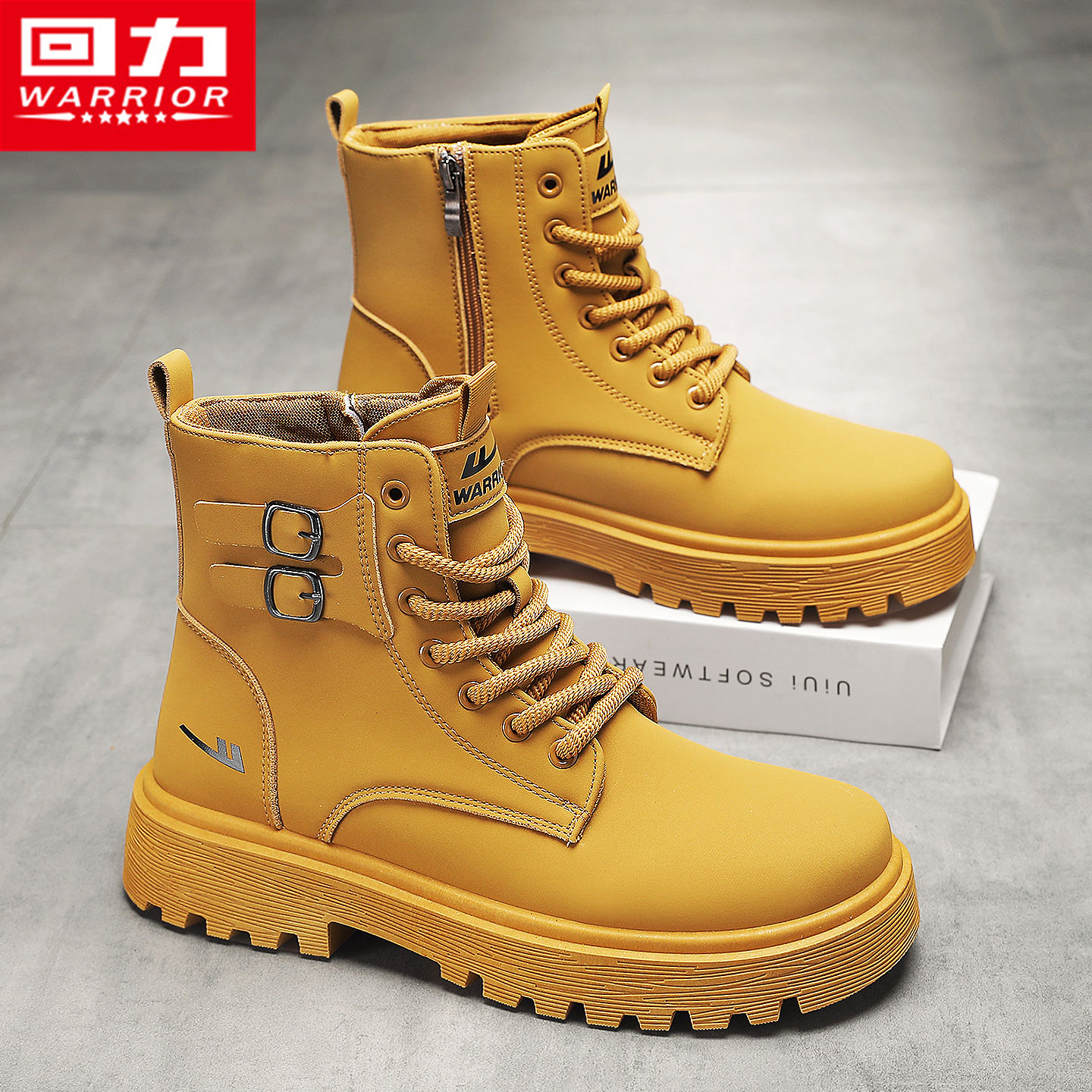 回力官方旗舰店运动登山工装男鞋