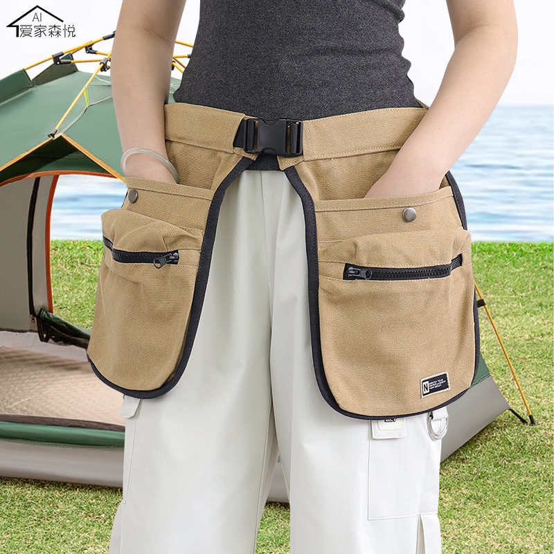 便携工具包腰包户外半截短款围腰