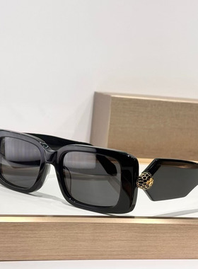 张予曦同款墨镜女潮蛇头方形太阳眼镜防紫外线Serpenti BV40044I