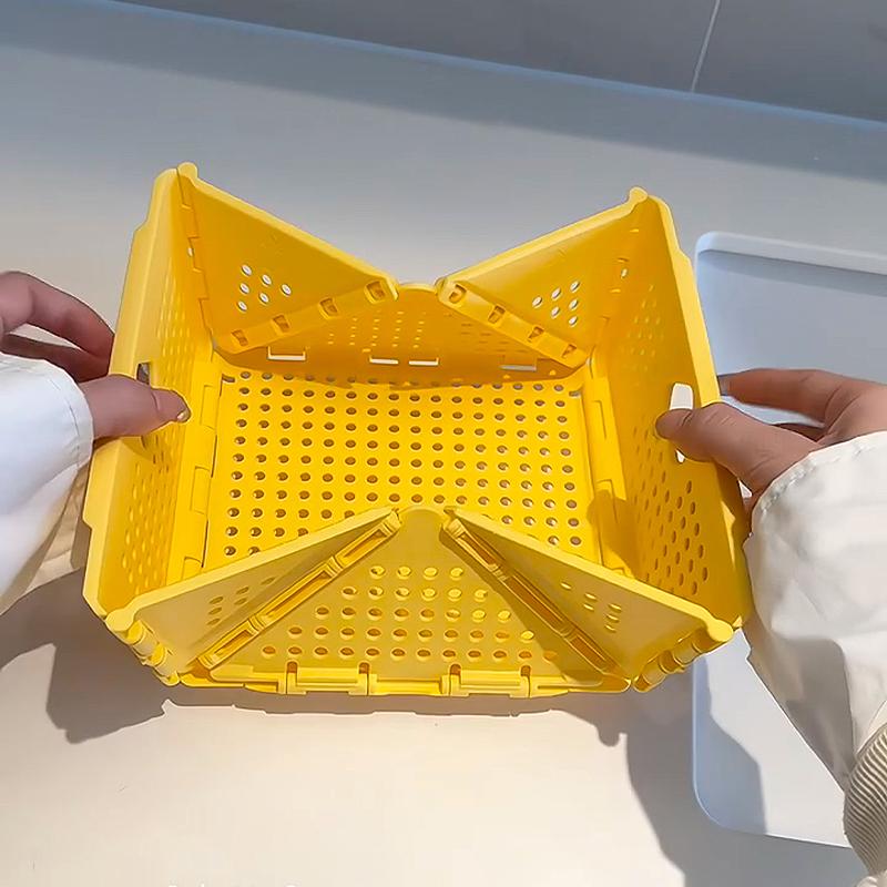 这个可折叠沥水篮也太能装了吧