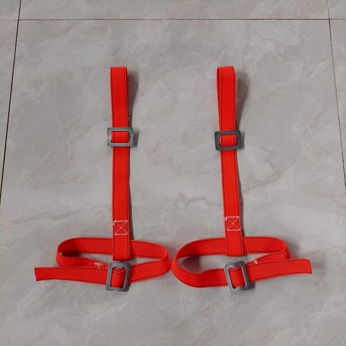 五点全身高空绑腿带安全带三点式五点式安全带配件安全带腿部