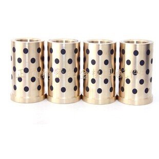 青铜石墨导套 自润滑导套 自润滑轴承套 中托司套 直司 托司铜套