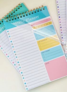 1/2/3 Notebooks with Random Colors, Orderly Layout, Sturdy B