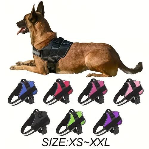 Dog Leash Vest Style Chest Harness Pet Supplies Stretchable