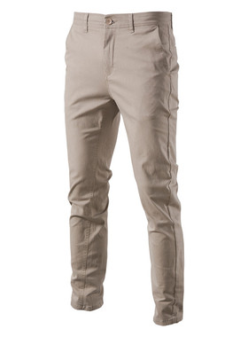 Casual Cotton Men Trousers Slim Fit Pants High Quality