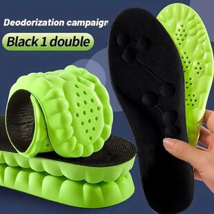 Insoles Latex Deodorant Suppo Absorption Arch Shock Wormwood