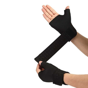 2PCS 1 Pair Wrist Palm Thumb Brace Guard Sport Training Hand