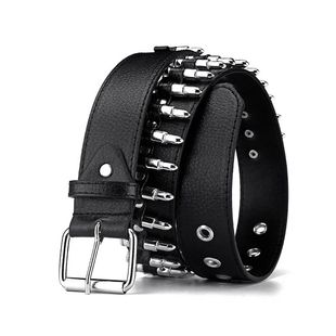 Steam Punk Bullets Belt Y2K Goth Women Men Fashion Ladies Ri