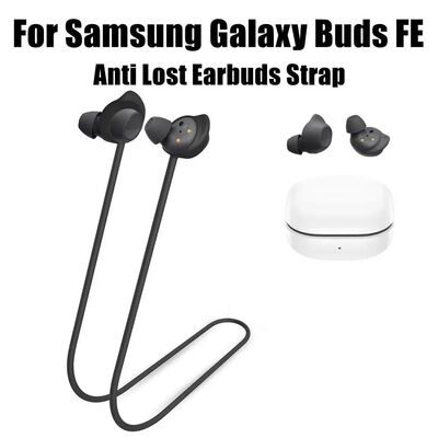 Silicone Rope Anti-Lost Earbuds Strap Neck String Accessorie