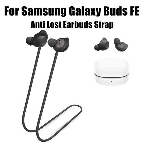Silicone Rope Anti-Lost Earbuds Strap Neck String Accessorie