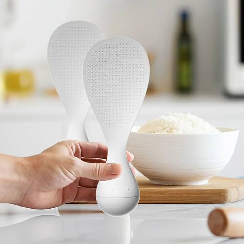 Non-Stick Rice Spoon with Anti-Stick Granules, Easy Clean Ki