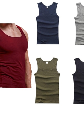 itness Muscle Sleeveless Singlet Top Vest Tank man's clothes