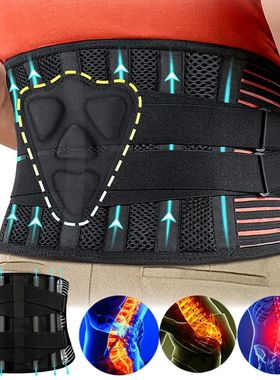 Breathable Waist Support Back Brace Lower Back Pain Lumbar S